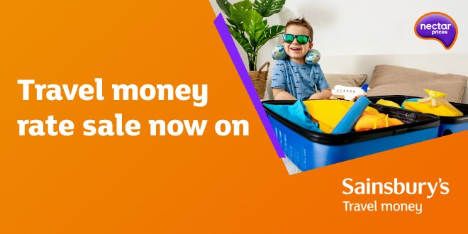 Travel money rate sale.
